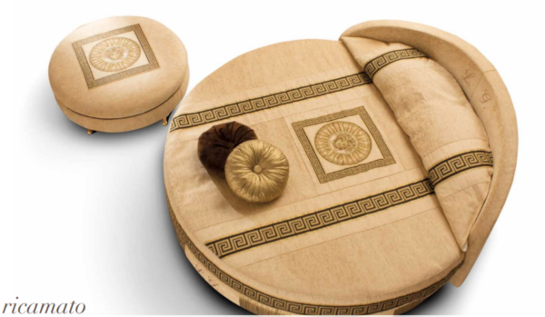 Lit rond luxury LENTINI
