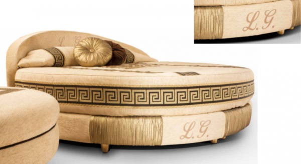 Lit rond luxury LENTINI – Image 2