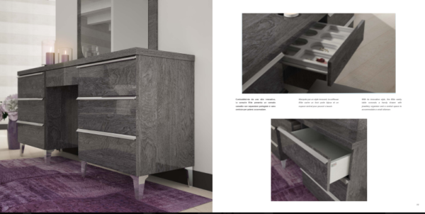 Chambre à coucher italienne ELITE gris – Image 3