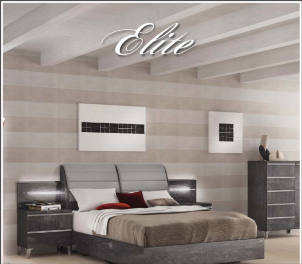 Chambre à coucher italienne ELITE gris – Image 6