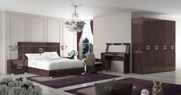 Chambre à coucher italienne PRESTIGE umber