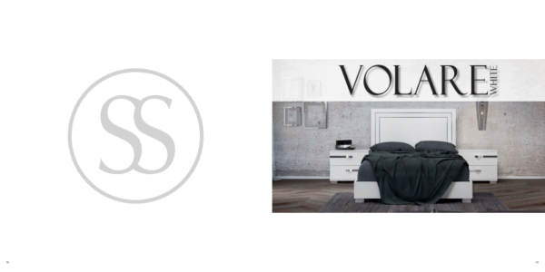 Chambre à coucher italienne VOLARE noir – Image 7