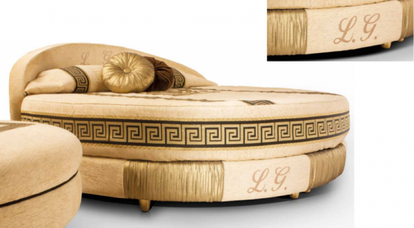 Lit rond luxury LENTINI – Image 2
